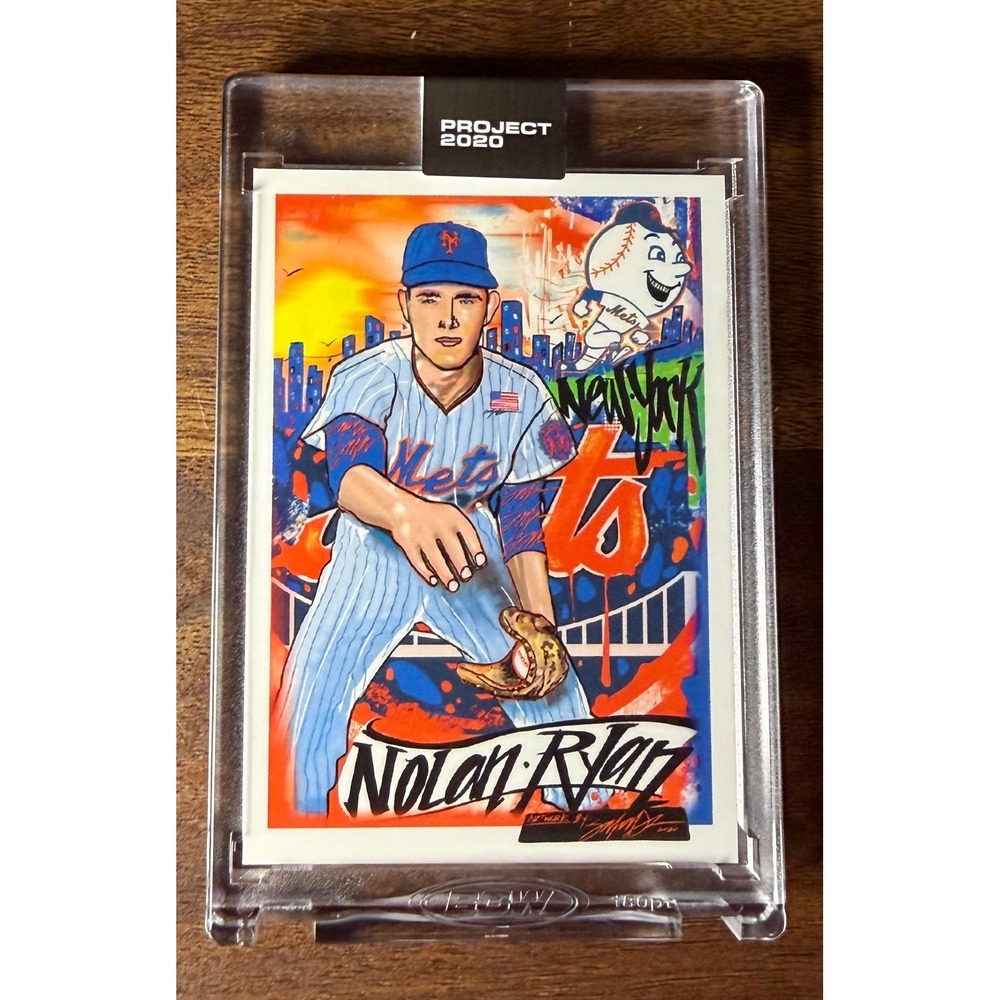 Topps Project 2020 Nolan Ryan 105 King Saladeen New York Mets Baseball Card